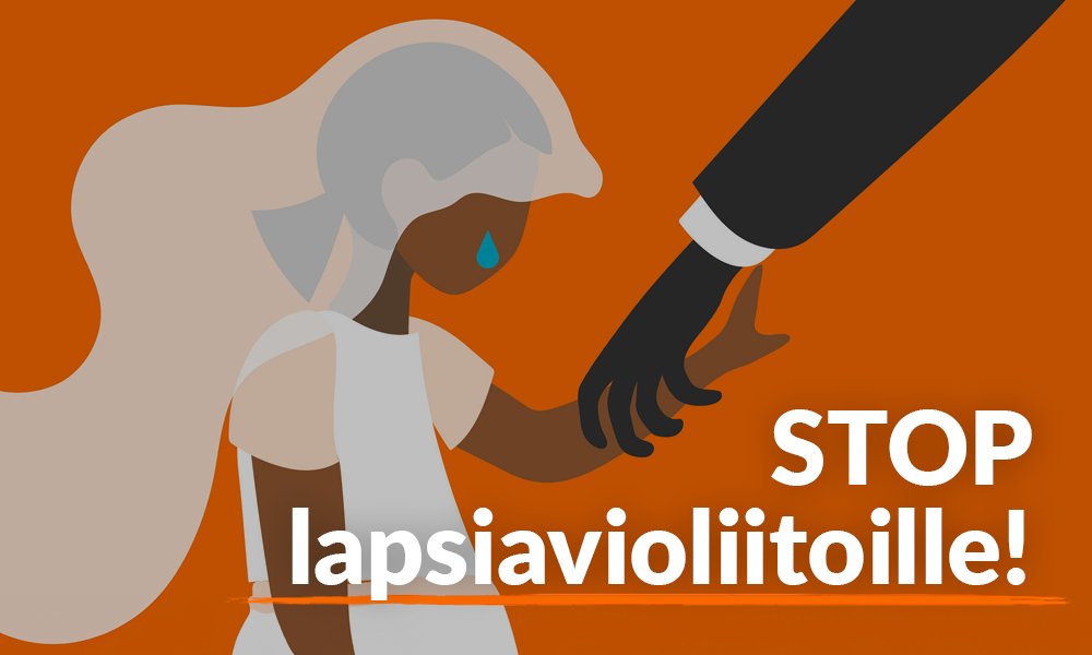 Stop lapsiavioliitoille!